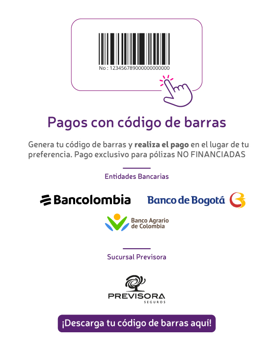 Pagos con códigos de barras Responsive Image
