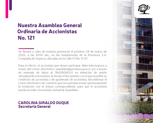 Nuestra Asamblea General Ordinaria de Accionistas